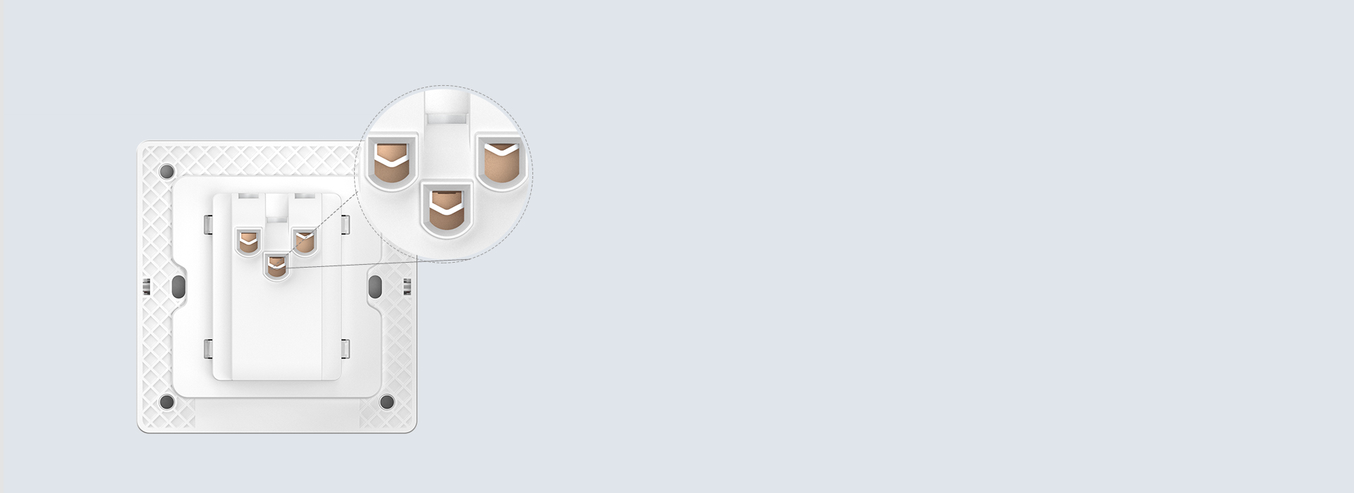 接线省时省力 鞍型拉扣式端子，接线方便...