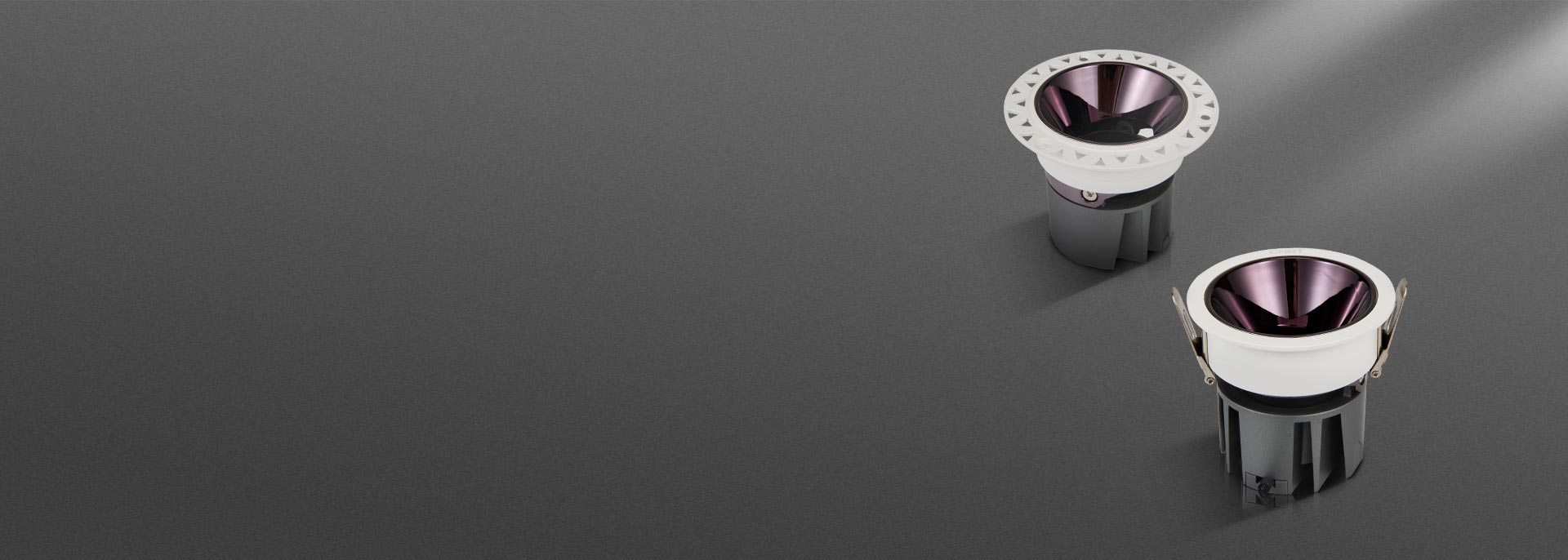 防眩深色灯杯，轻松驾驭无主灯 枪灰色灯...