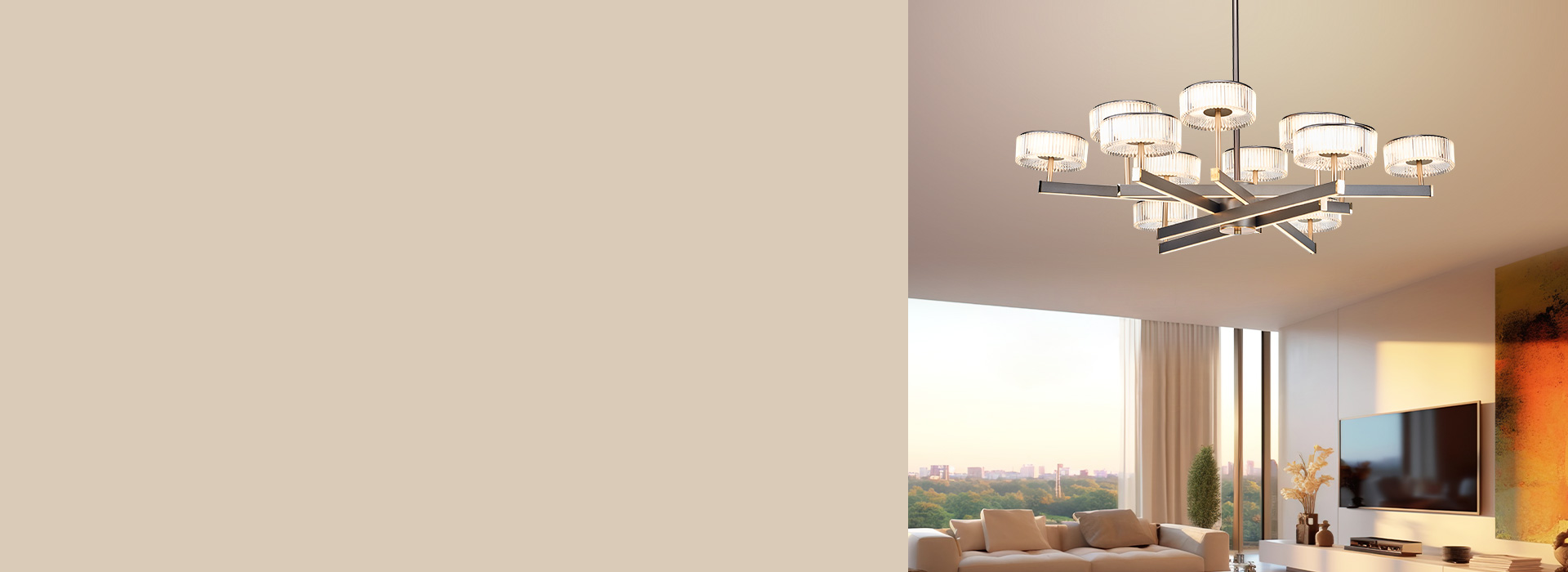 智能吊灯：XDD124系列 精致优雅，...