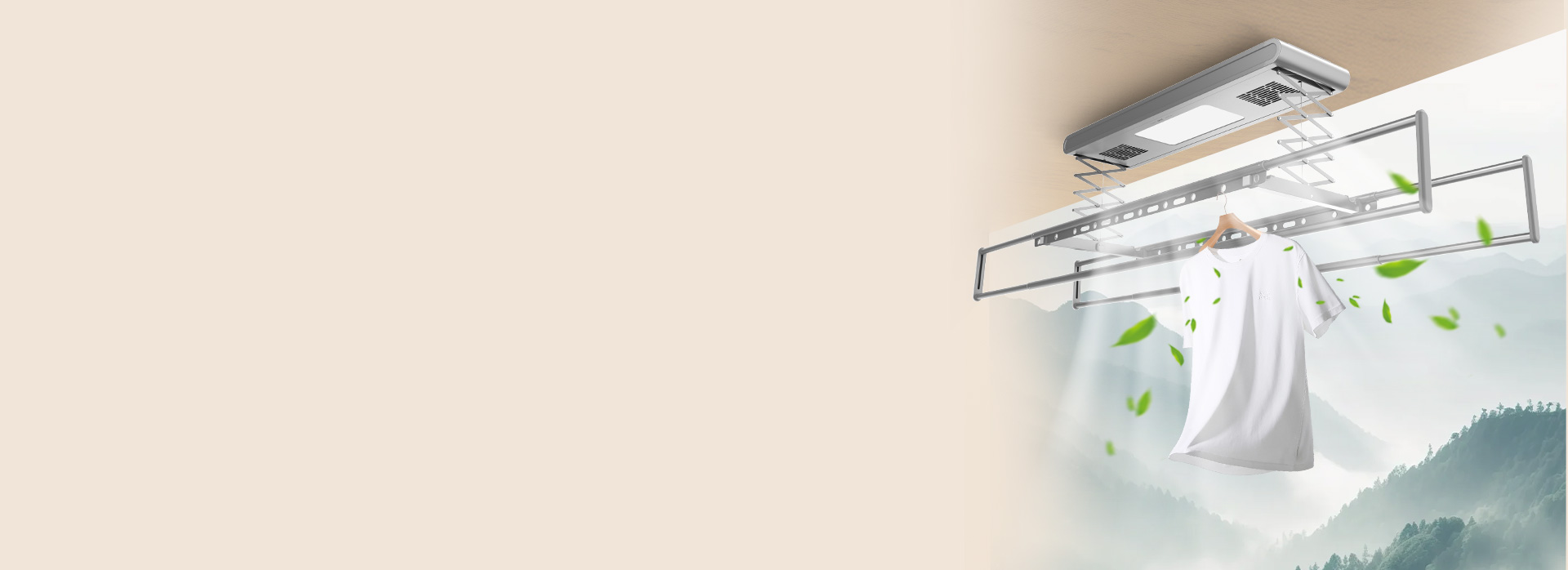 模拟自然风，干衣更护衣 120分钟定时...