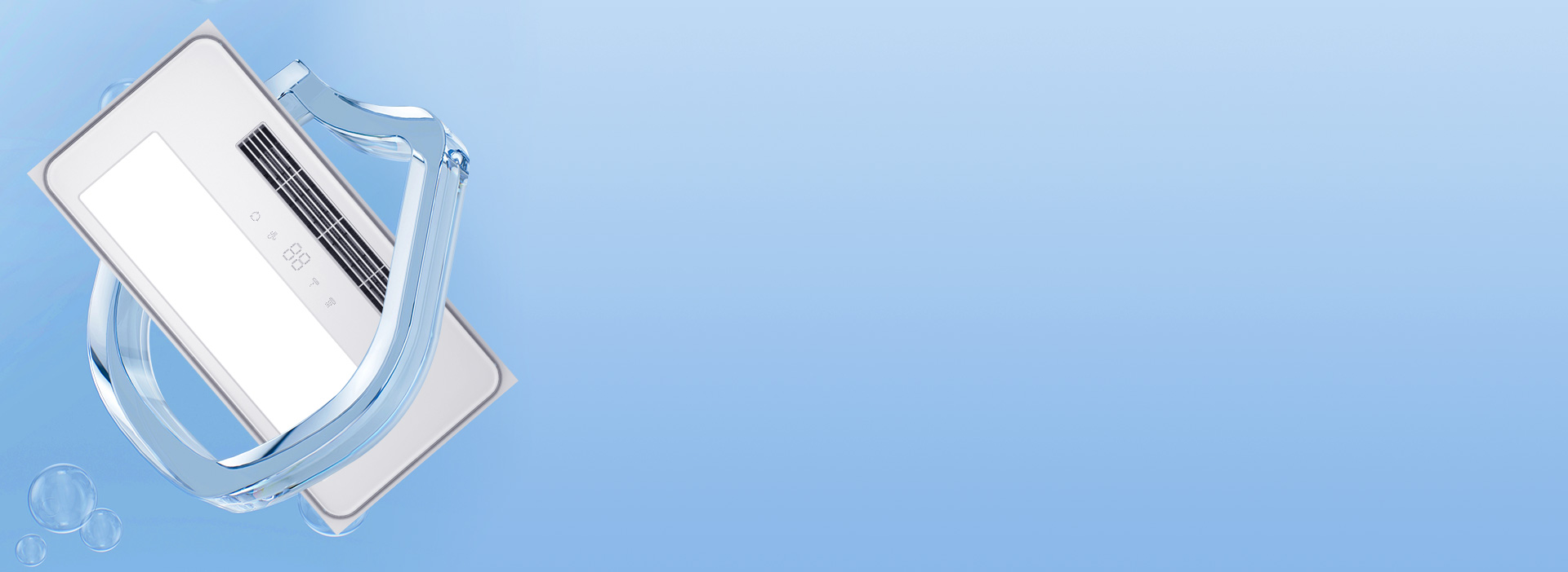 严密防水，安心沐浴 取暖换气采用双核塑...