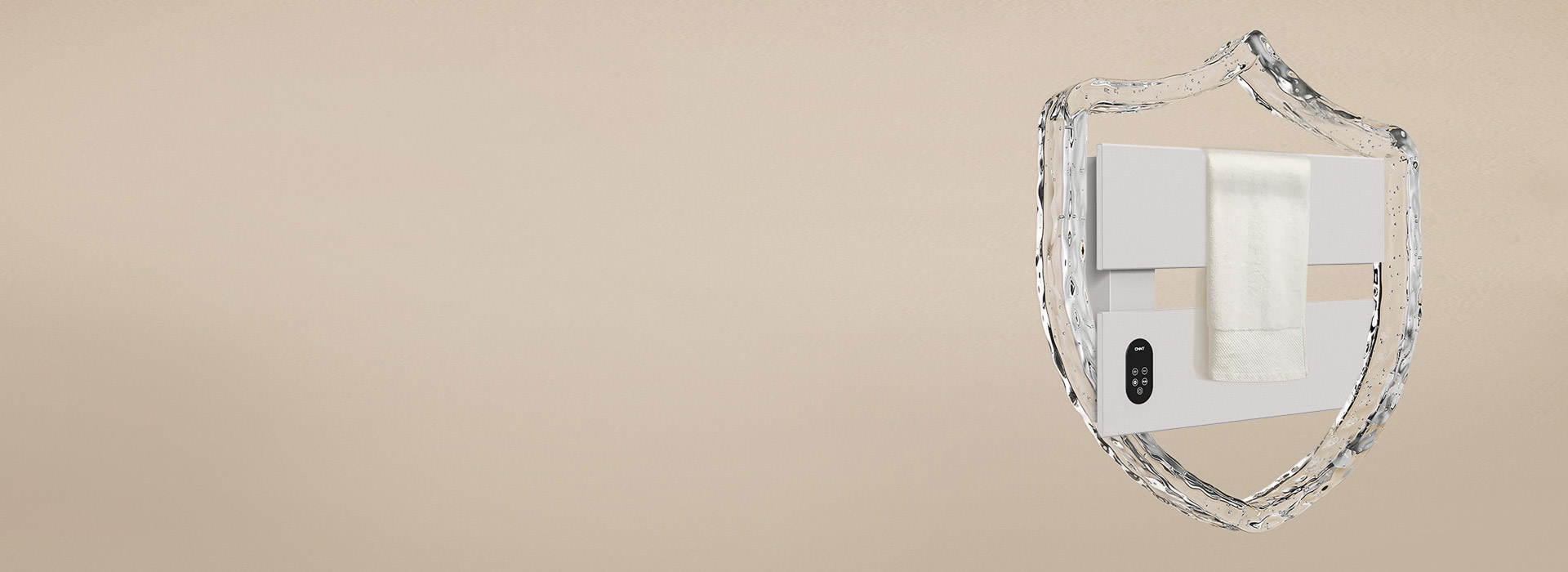 IPX4级可靠防水，湿毛巾随用随放 强...